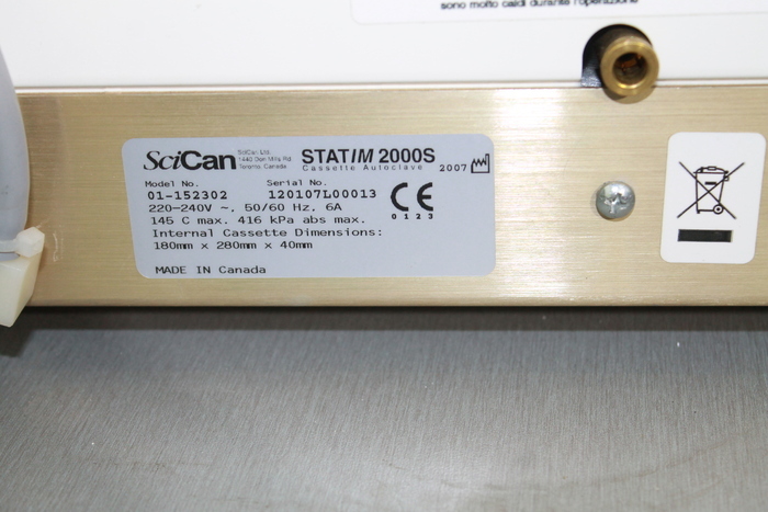 Кассетный автоклав Statim 5000 G4 (5 л. 2007год). Производитель: `SciCan` (Канада). Zooble.com.ua