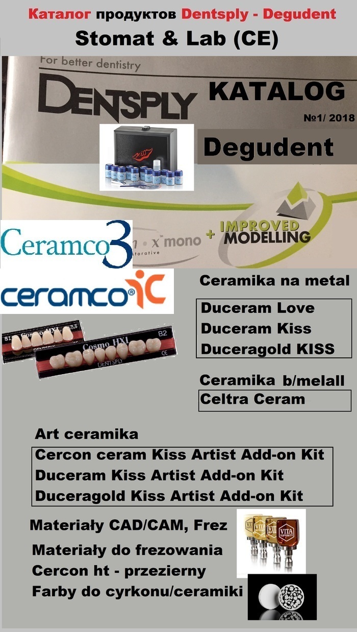 Каталог продуктов Dentsply Degudent ZIRCON CERAM KISS, LOVE. Zooble.com.ua