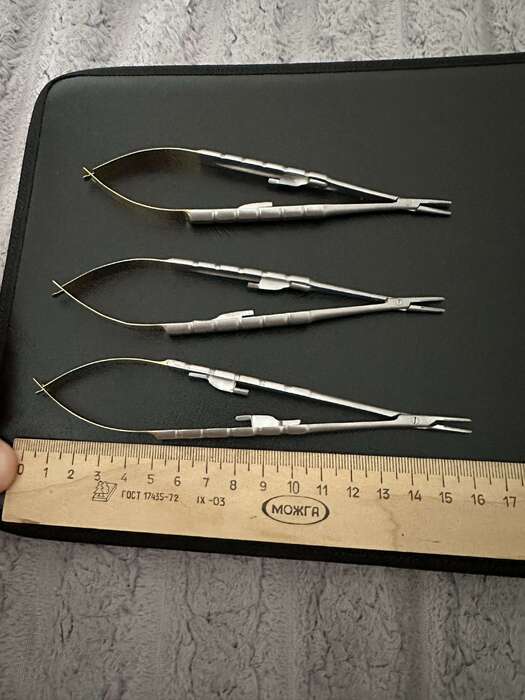 Комплект голкотримачів 16 см 3шт прямі типу кастерв єхо! Акційна пропозиція! Zooble.com.ua