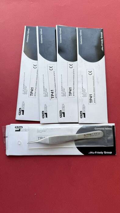 Комплект хірургічних пінцетів TP41 Hu-friedy Америка оригінал! Ціна за комплект! 5шт Zooble.com.ua