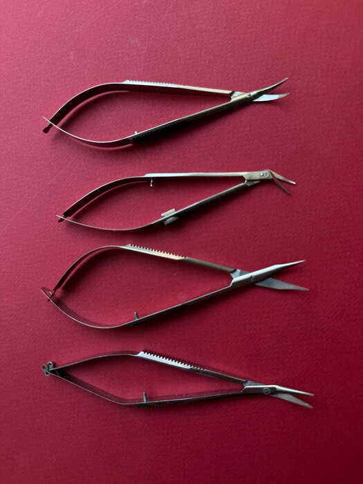 Комплект ножиць для мікрохірургії зі штатів, літній розпродаж! Zooble.com.ua