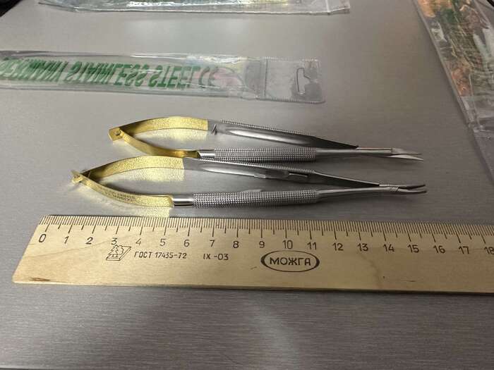 Комплект ножиці та голкотримач типу кастевьєдже 16см німецька сталь привезено зі Штатів! Акція! Zooble.com.ua