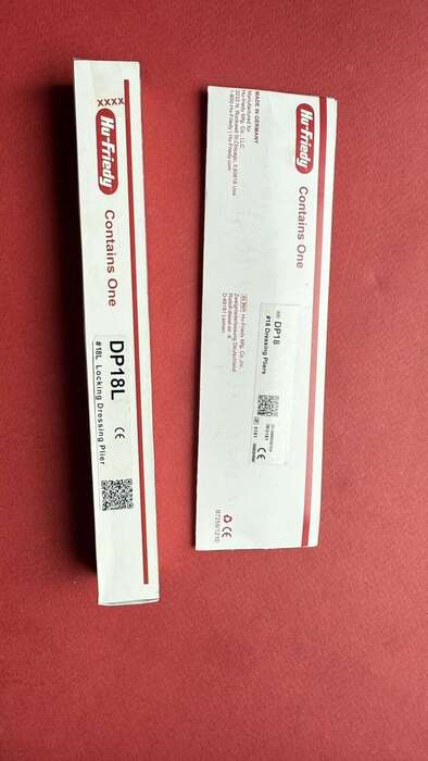 Комплект пінцетів DO18l та DP18від Hu-friedy USA 2шт! Zooble.com.ua