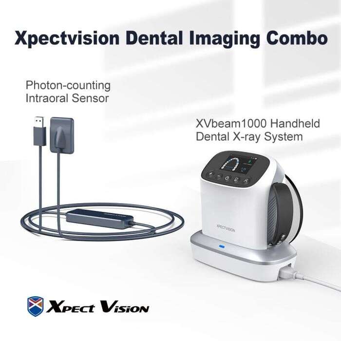 Комплект Xpect Vision: Поративний рентген плюс візіограф з позиціонером з підрахунком фотонів Size1/Size2 на складі! Zooble.com.ua