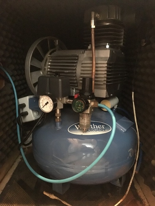 Компрессор стоматологический безмасляный Rondine 230/50 (Италия), б/у Zooble.com.ua