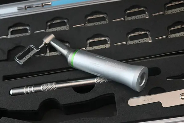 Кутовий механічний 4:1 наконечник сепараційний IPR +Кейс Zooble.com.ua