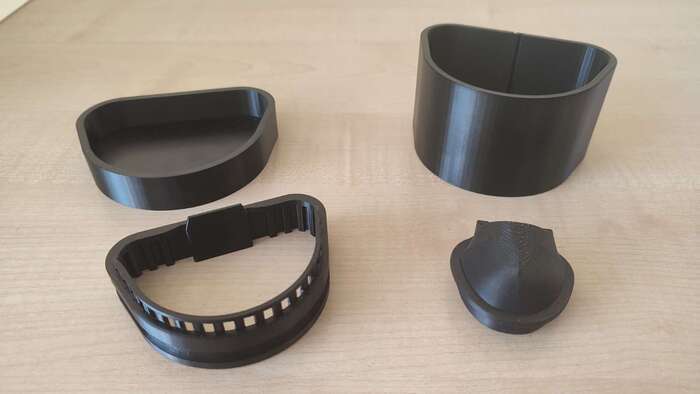 кювета зуботехнічна для дублювання моделей. Змодельована на основі кювети фірми Bego. Zooble.com.ua