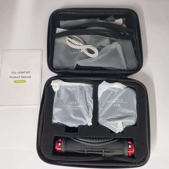 Лампа для дентального фото подвійна Стоматологічний макроспалах Подсветка для дентального фото Zooble.com.ua