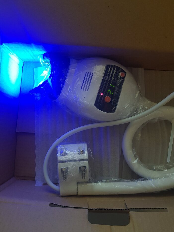 Лампа для отбеливания зубов с тремя типами холодного света Лампа для відбілювання зубів Zooble.com.ua