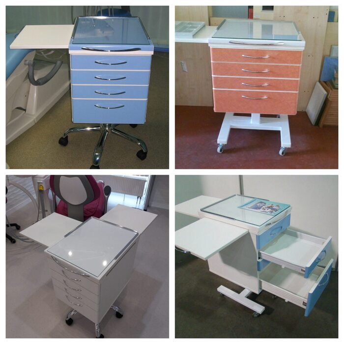 Медицинские столики с доводчикими. Широкий выбор стульев, расцветок. Изготовление мед мебели под заказ. Т/w 0984929011 Zooble.com.ua