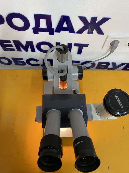 Мікроскоп зуботехнічний настільний Karl Zeiss адаптер для камери світло збільшення 2х і 4х Стан - ідеальний Zooble.com.ua