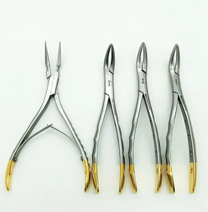 Набір хірургічних щипців для видалення коренів апексів зубів(Пакистан) Zooble.com.ua