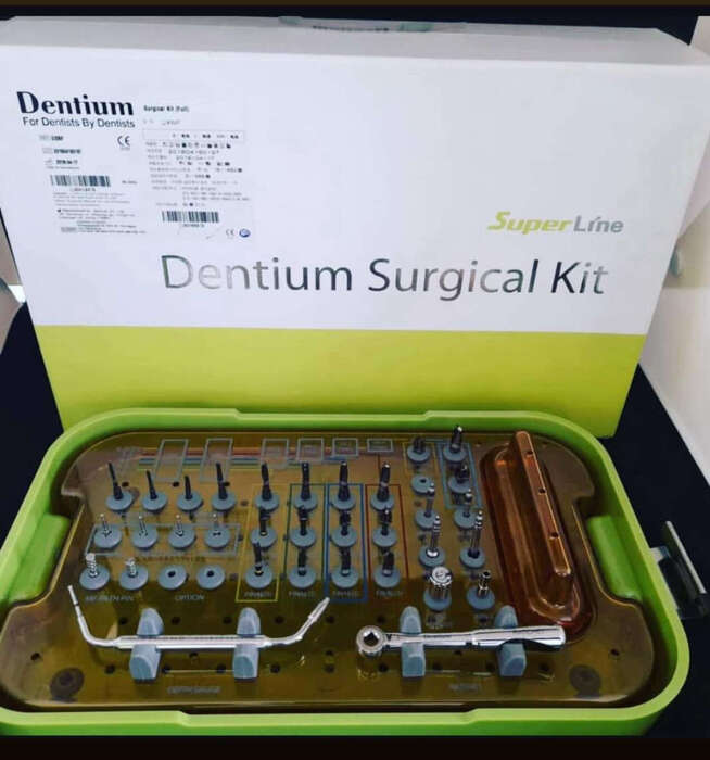 Набір хірургічний повний для системи SuperLine для систем імплантіум та суперлайн Dentium Zooble.com.ua