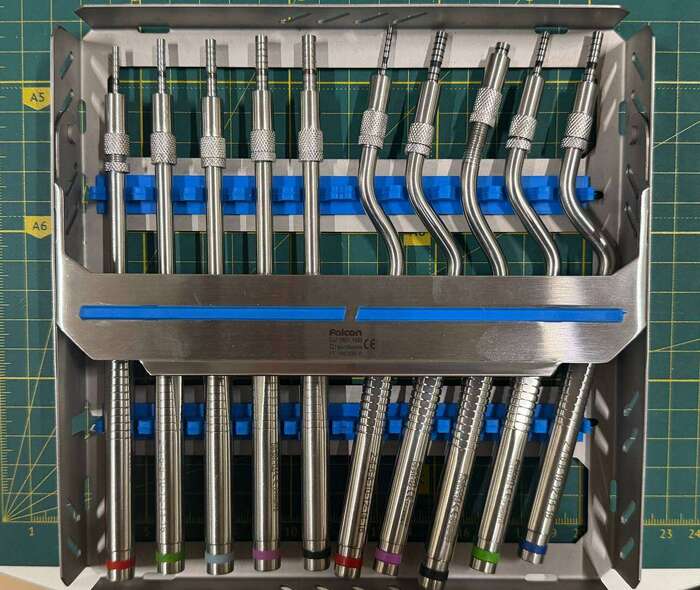 Набір остеотомів FALCON (DS.901.100) Ergo-Form Sinus, набір 10шт. 30 000грн Zooble.com.ua