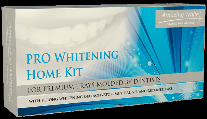 Набор Amazing White для домашнего отбеливания зубов с капами. Эффективное отбеливание без боли и чувствительности Zooble.com.ua