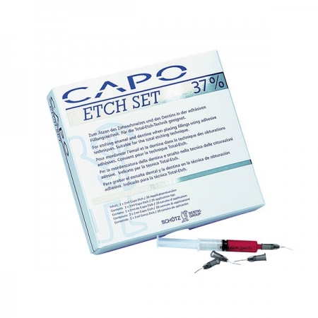 Набор CAPO Etch Set. Материал для безопасного и быстрого травления дентина и эмали 37% от Schutz Dental (Германия) Zooble.com.ua