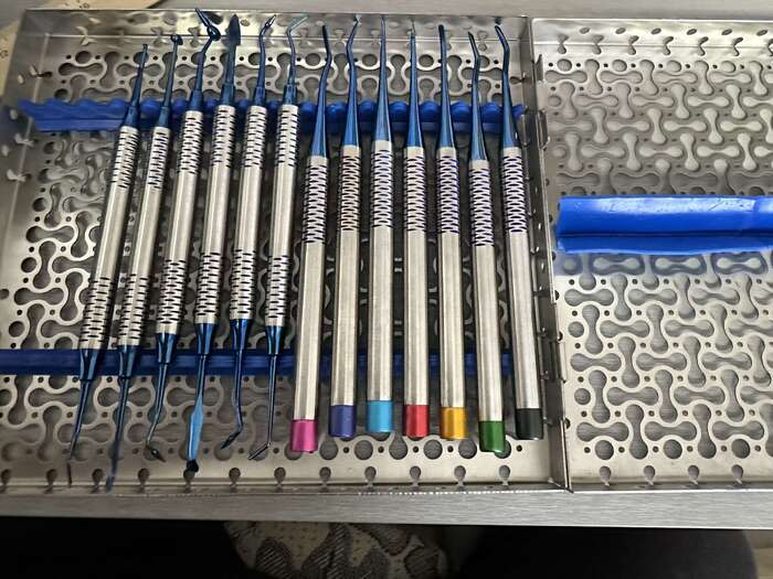 Набор кореневих елеваторів та распаторів TILLID DENTAL(Пакистан) з касетою стиль Хью фріді! Zooble.com.ua