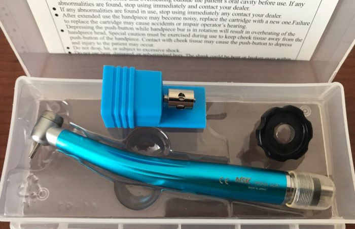 Наконечник стоматологічний NSK копія Pana Air + ротор! 4-х канальний, 1 точечний спрей! В кольорі синій або золотий Zooble.com.ua