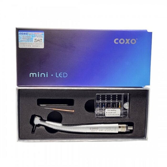 Наконечник турбінний COXO CX207-F H05-TP4 M4 LED міні голова Zooble.com.ua