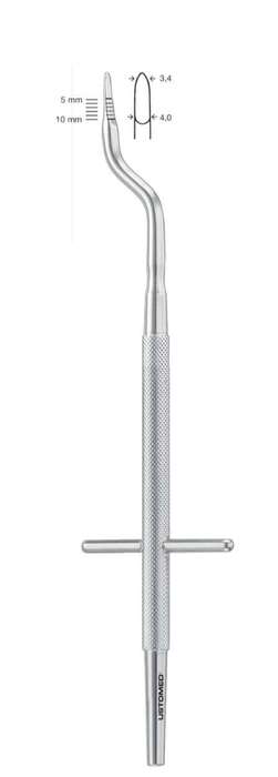 NENTWIG, розширювач кістки, розмір 4, вигнутий Ustomed Zooble.com.ua