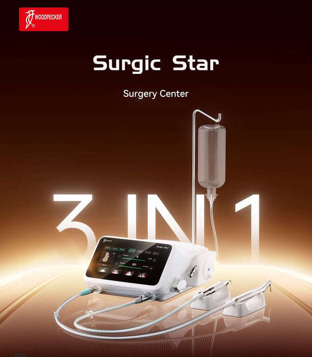 New ! Woodpecker Surgic Star під замовлення система 3в1(фізіодиспенсер+мотор+п`єзотом) Zooble.com.ua