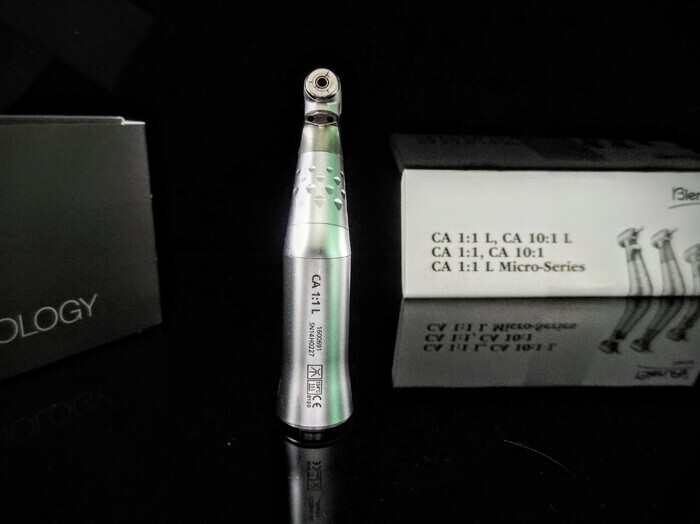 Новий Bien Air Ca 1:1 L +Led micro series кутовий механічний наконечник мікромоторний Zooble.com.ua