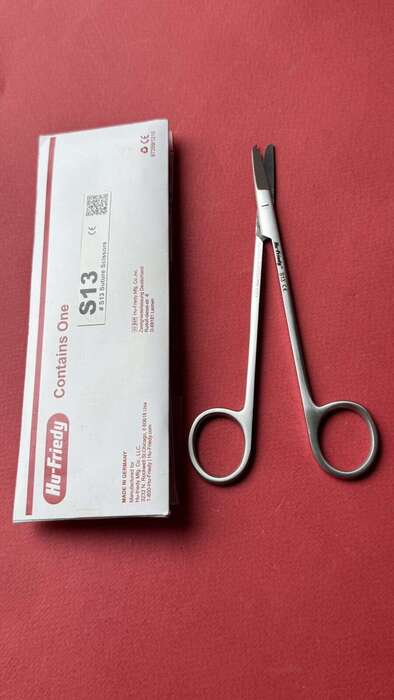 Ножиці американські для накладання швів Hu-friedy S13(оригінал) Zooble.com.ua