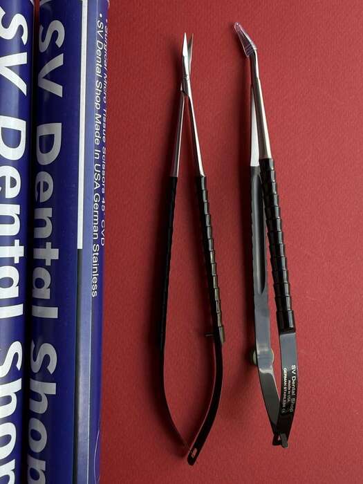 Ножиці хірургічні Америка SV Dental Shop 18см! Ціна вказана за штуку! 200$ комплект прямі+вигнуті! Zooble.com.ua