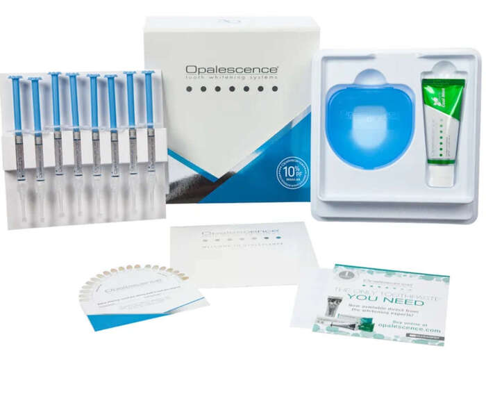Opalescence 10% Patient Kit — Гель-набір для відбілювання з фтором та ремінералізуючою пастою, 8*1,2 мл + аксесуари !!! Zooble.com.ua