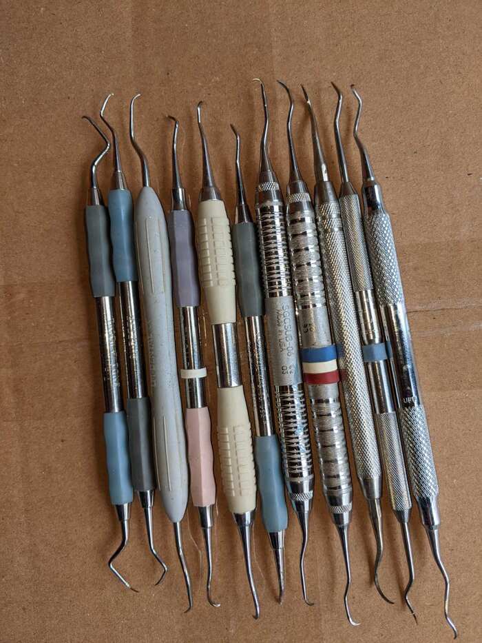 парадонтологические кюреты, и другой стоматологический инструментарий Zooble.com.ua