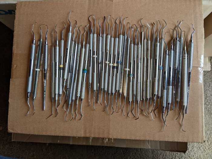 парадонтологические кюреты, и другой стоматологический инструментарий Zooble.com.ua