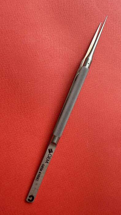 Пінцет хірургічний американський GEM 4183C На складі! Zooble.com.ua