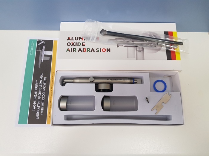 Піскоструйка металева стоматологічна з Подачею Води !!! Роз`єм 4М +додатковий носик Zooble.com.ua