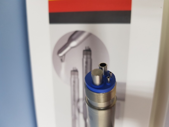 Піскоструйка металева стоматологічна з Подачею Води !!! Роз`єм 4М +додатковий носик Zooble.com.ua