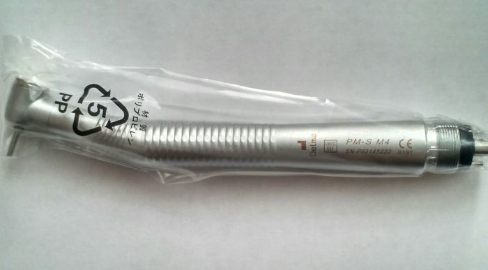 PM-S M4 DELMA, наконечник турбінний терапевтичний під ключ, одинарний водяний спрей Zooble.com.ua