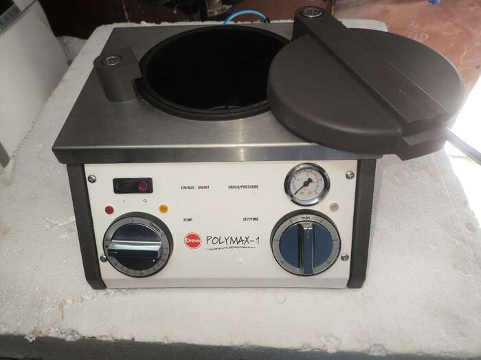 Полимеризатор DREVE POLYMAX-1. Аппарат для полимеризации под давлением и нагревом. Объем камеры 2 литра. Цена 520 $. Zooble.com.ua