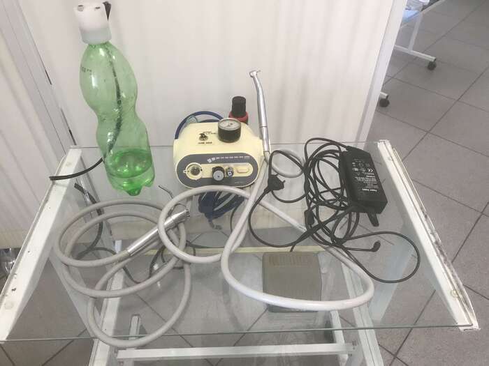 Приставка турбинная с системой чистой воды и пустером воздух-вода. Zooble.com.ua