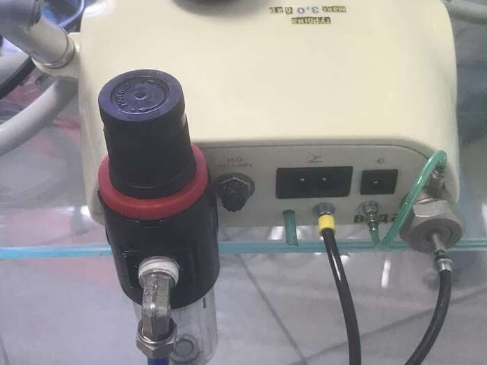 Приставка турбинная с системой чистой воды и пустером воздух-вода. Zooble.com.ua