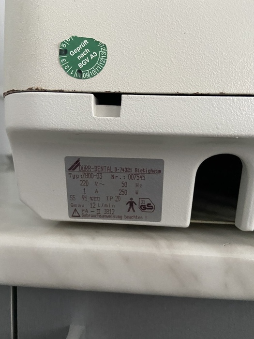 Продається аспіраційна Помпа суха Durr Dental 7120-01 380w Zooble.com.ua