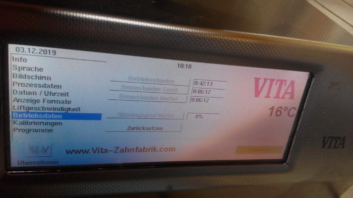 Продается печка для синтеризации VITA ZYrcomat T. C чашкой для синтеризации. Zooble.com.ua