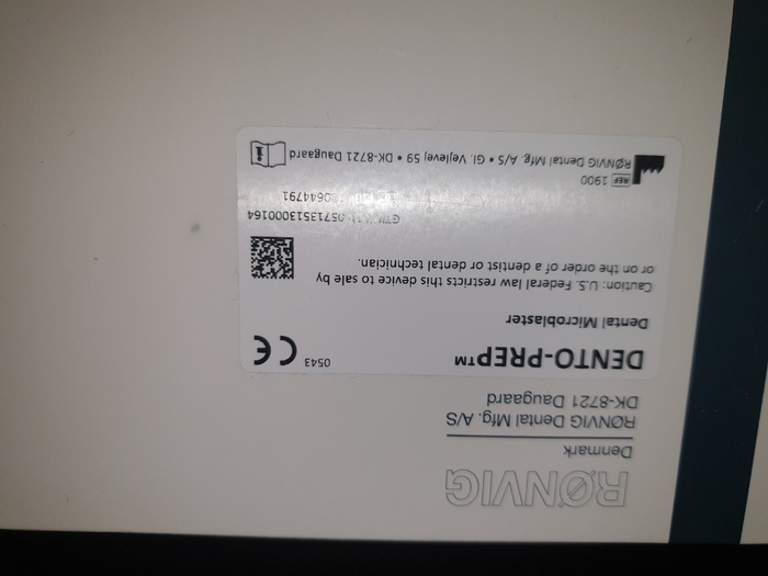 Продам Dentoprep 200€, стан нового. Причина перехід на Rondoflex Zooble.com.ua