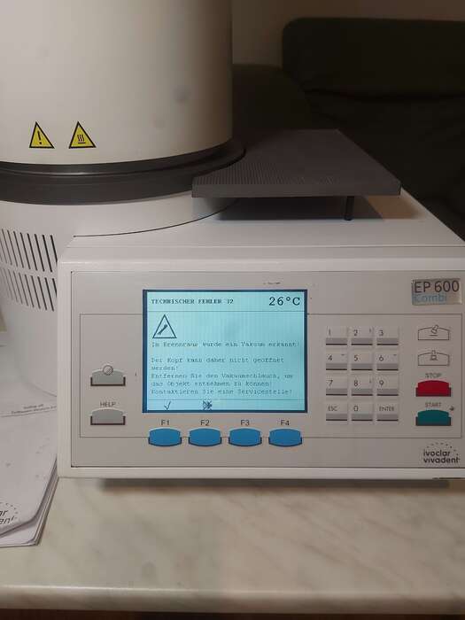 Продам комбіновану піч для пресування та спікання , ЕР 600, Ivoclar , (потребує ремонту , ) Zooble.com.ua