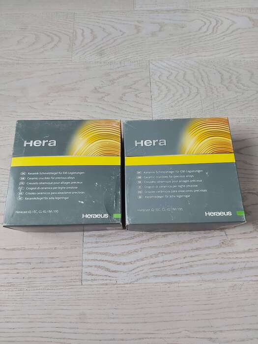 Продам тиглі Heraeus Kulzer. В наявності дві упаковки .ціна 165€ 1 уп. Zooble.com.ua