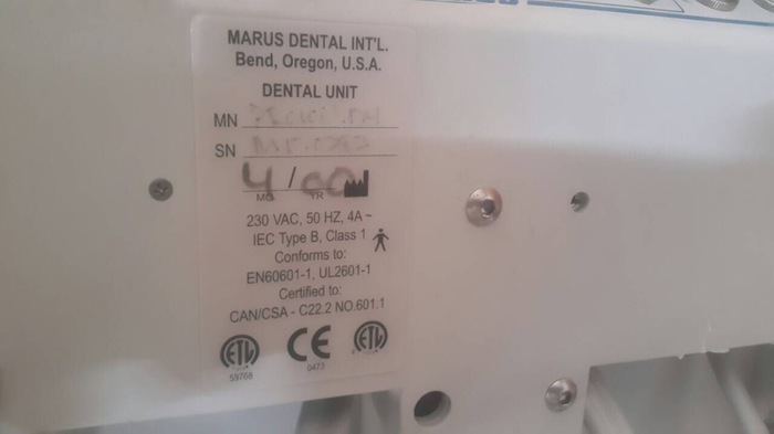 Продаю стоматологічну установку Marus Denta USA в хорошому стані Zooble.com.ua