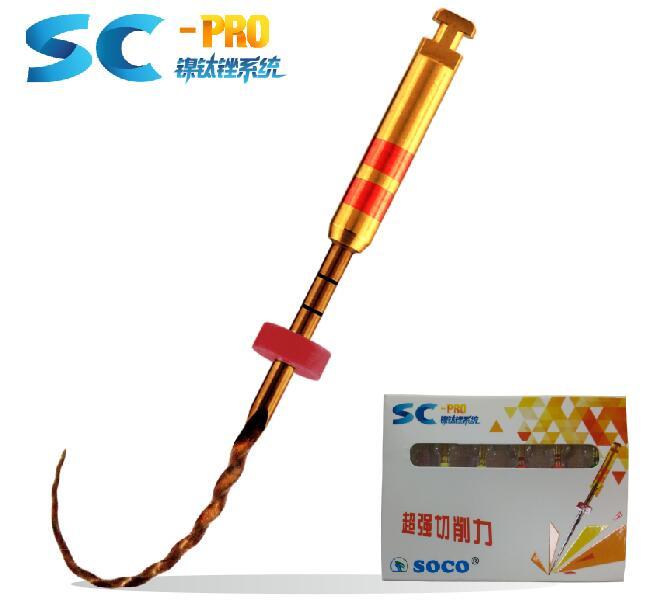 Профайли SOCO SC PRO, набір, 25 мм (08/30, 02/19 04/20, 04/25, 06/25. 04/35) 6 шт. / Упак. Виготовлені з нікель-титанов Zooble.com.ua