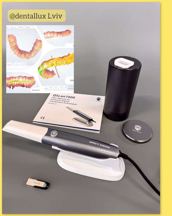 QScan 7000 від Xpect Vision — надсучасний внутрішньоротовий сканер Zooble.com.ua
