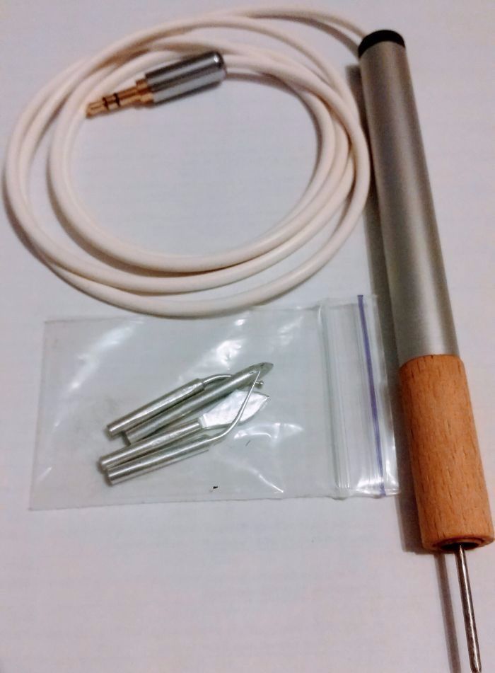 Ручка Dokatech до електрошпателя, в комплекті 4 насадки Zooble.com.ua