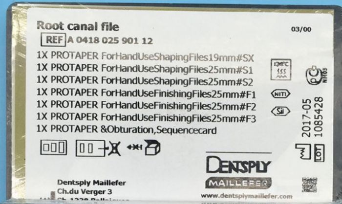Ручной протейпер Дентсплай. NiTi никель-титановый файл для расширения зубного канала. www.dent.10ki.biz Zooble.com.ua