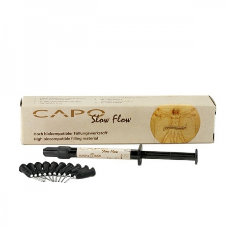 Шприц CAPO SLOW FLOW 2 г. Светоотверждающий текучий композит от Schutz Dental (Германия) Zooble.com.ua
