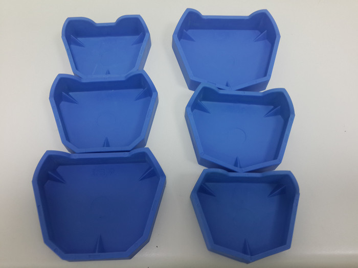 Силиконовая основа для заливки гіпсових моделей 6 шт. Zooble.com.ua